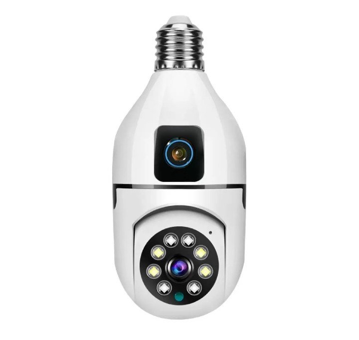 DUAL LENS 6mp(3+3)IP CAMERA 1080p Full Hd Best Quality Bulb Holder Camera